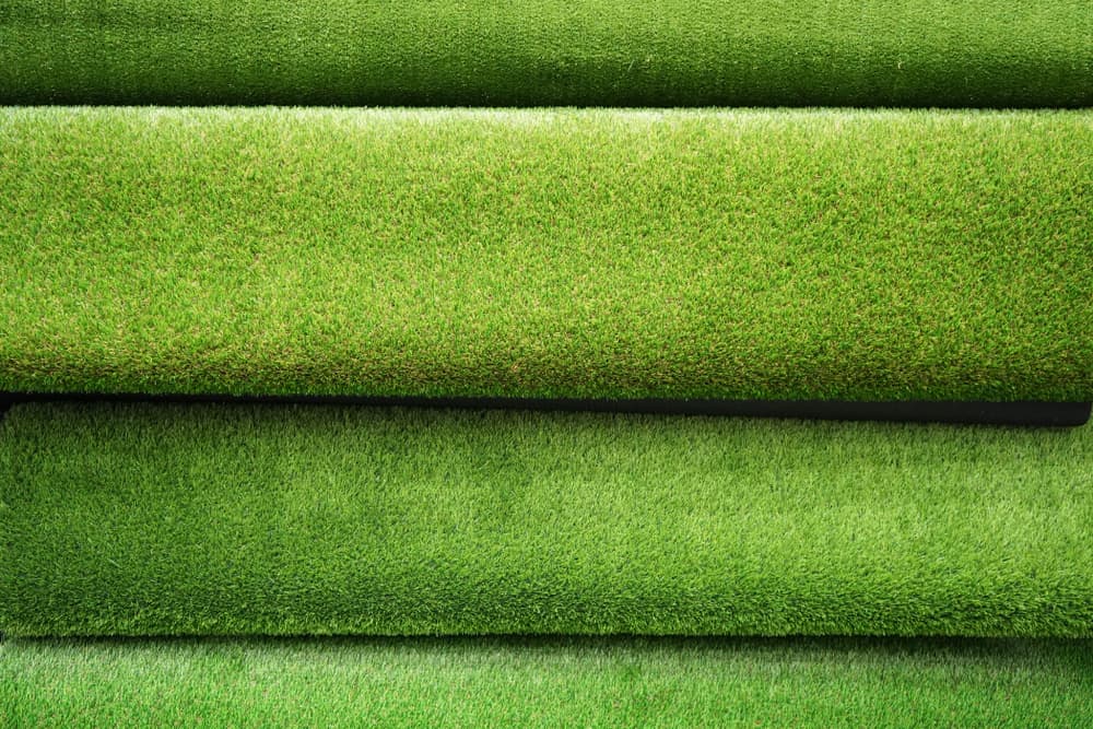 Various type of Artificial grass for background